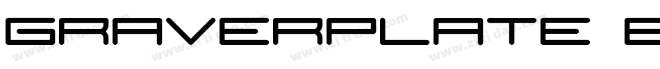 Graverplate Bold字体转换